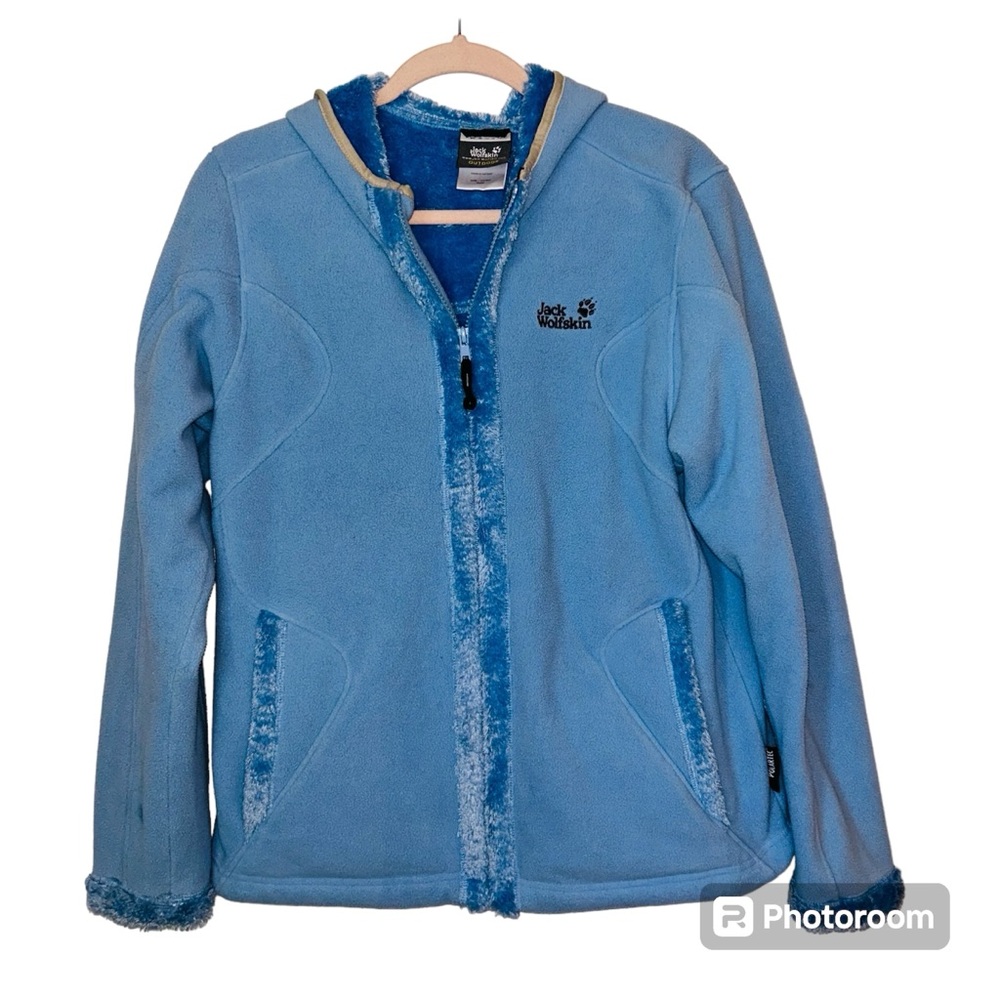 Jack Wolfskin Outdoor Hooded Lined Super Soft Pockets Plus XL Zip Jacket Travel